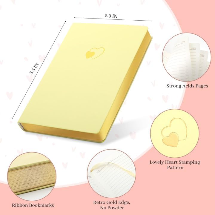 Diary, Journal, Journals for Writing, Notebook, Soft Cover Journal -5.9