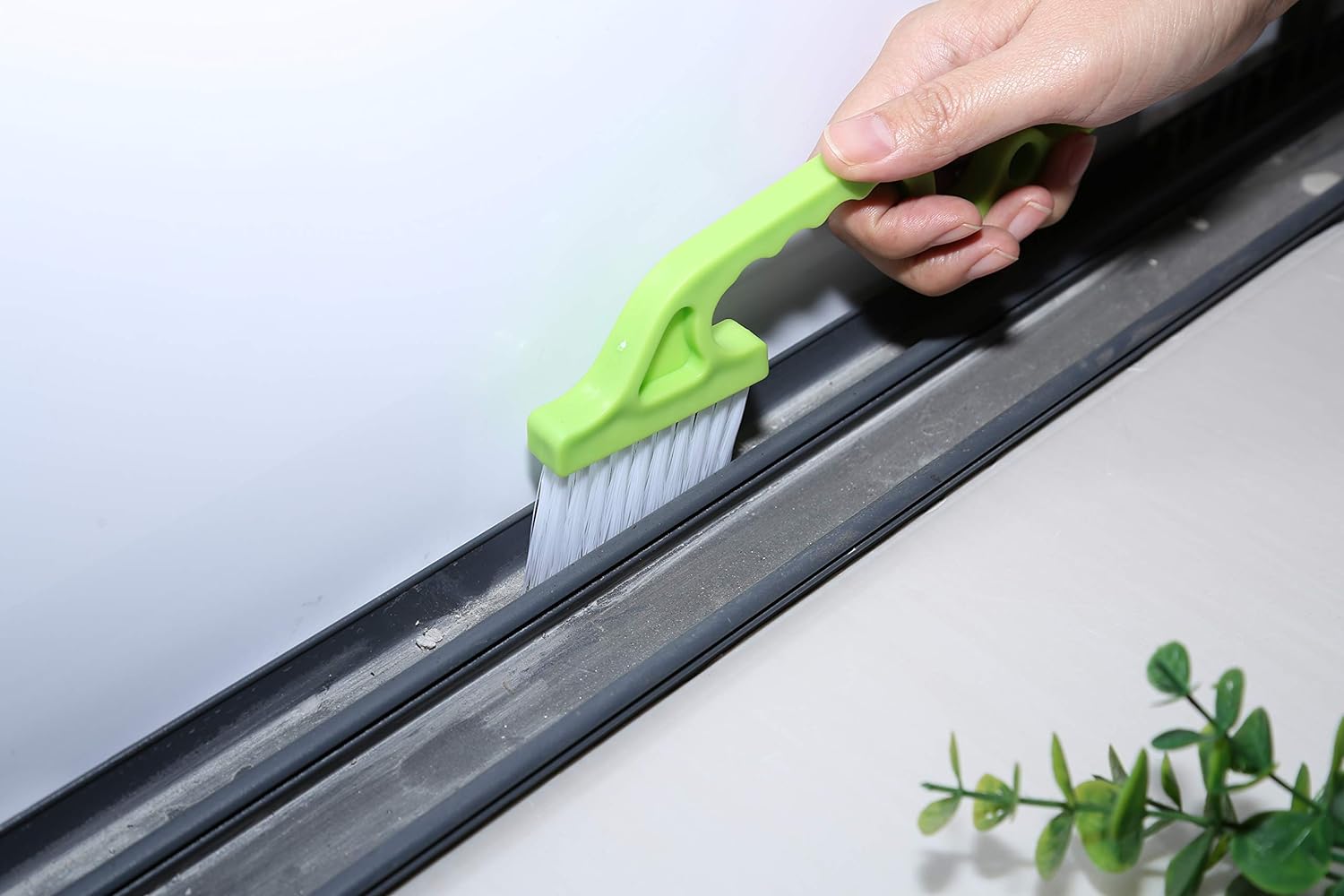 Hand-held Groove Gap Cleaning Tool, Cleaning Brush, Door Window Cleaning Brush, Kitchen Cleaning Brushes -2Pcs