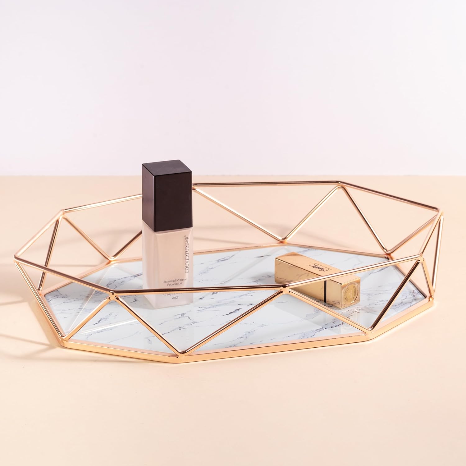 Vanity Tray, Gold Mirror Tray, Perfume Tray, Tabletop Tray, Decorative Tray