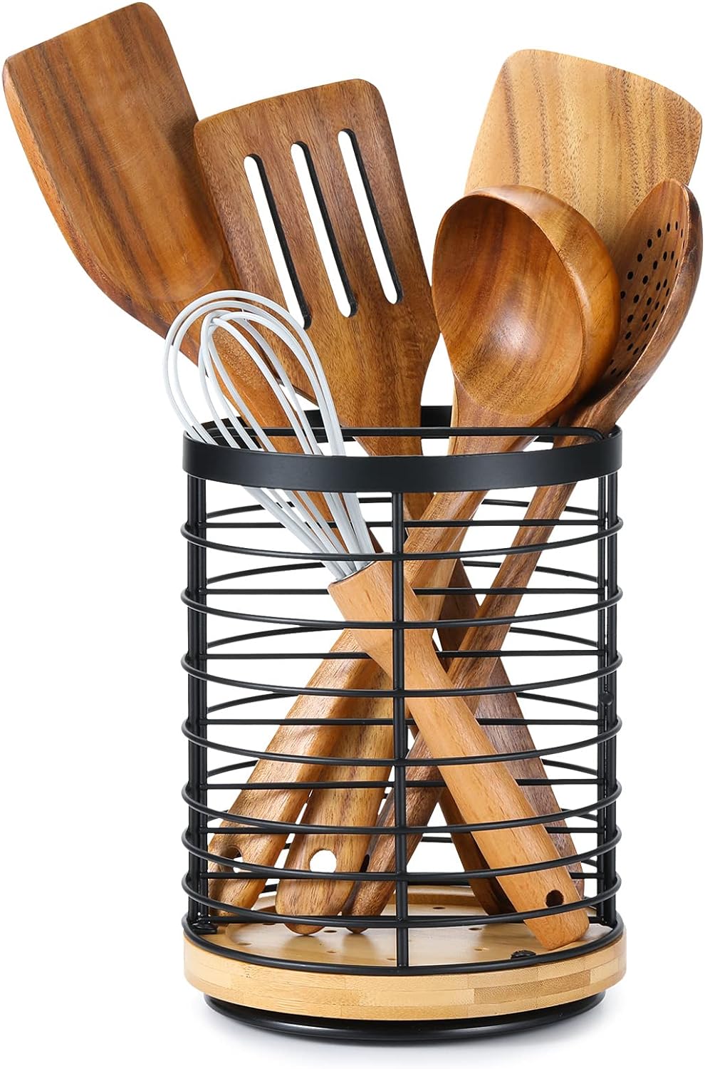Utensil holder for Kitchen Counter, Cooking Utensil Holder, Utensil Organizer -5.2