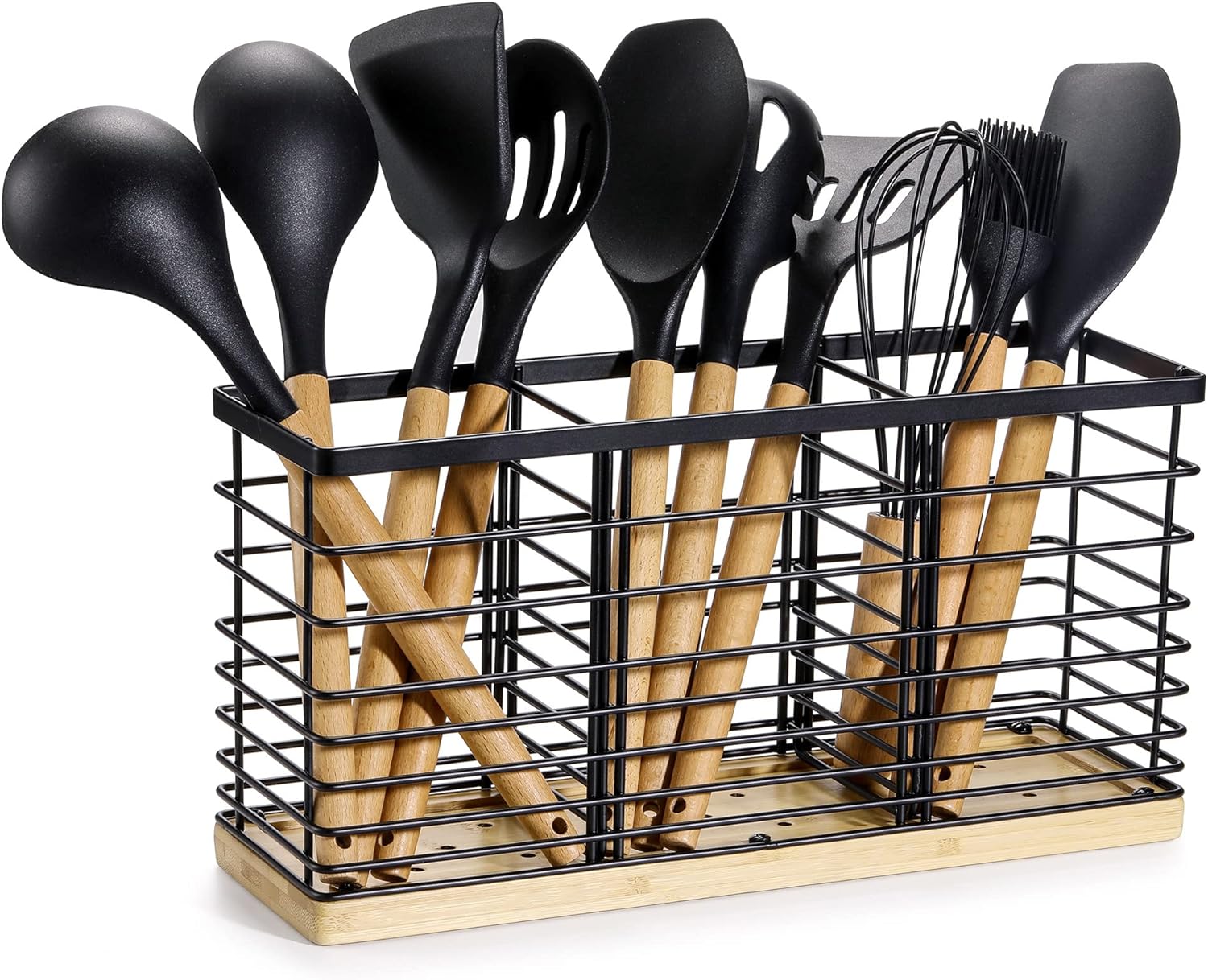 Utensil holder for Kitchen Counter, Cooking Utensil Holder, Utensil Organizer -5.2